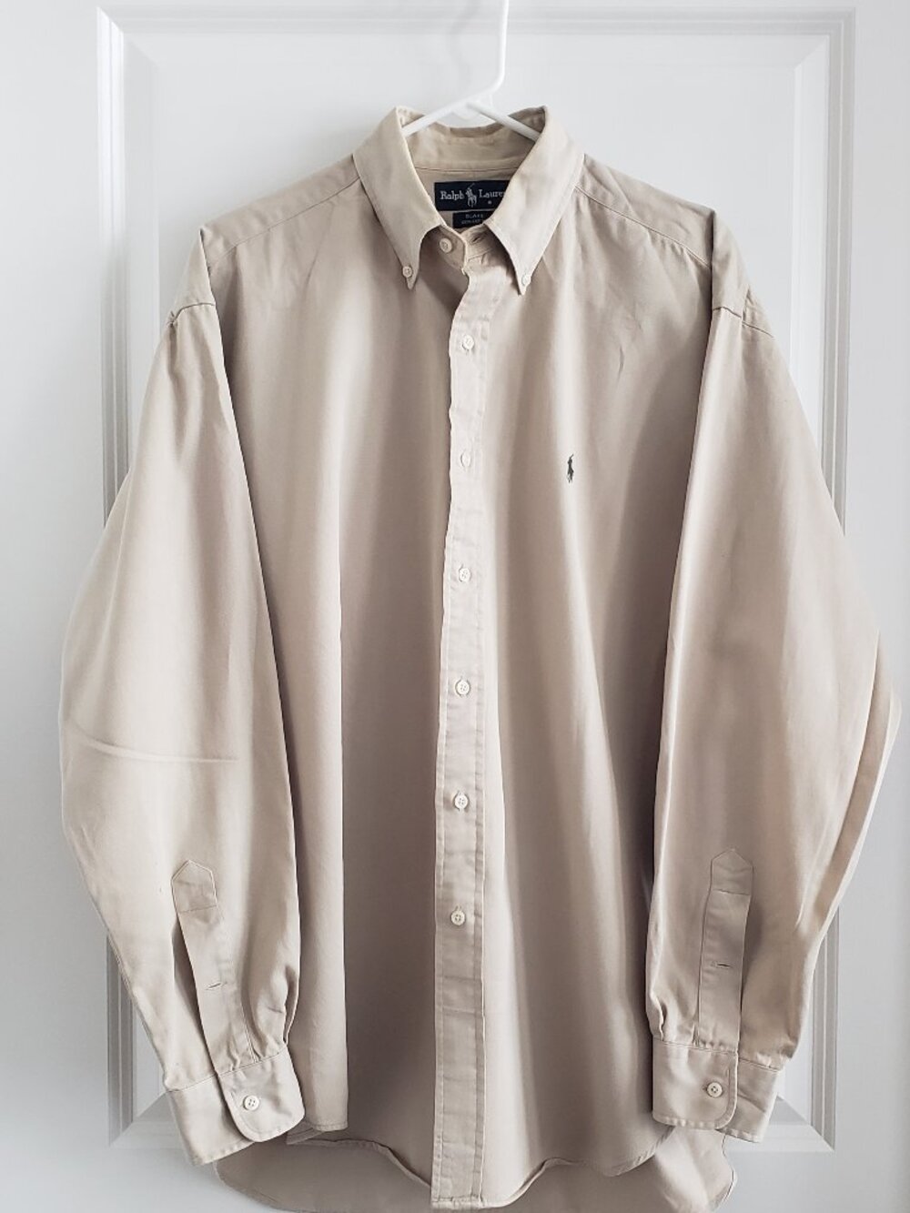 Mens Ralph Lauren Blake Shirt Tan, Sz L